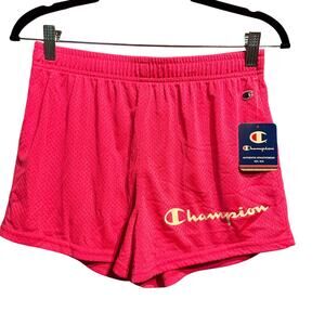 Ladies Champion NWT Bubbly Pink Gym Shorts Size XL Workout Sports Athletic
